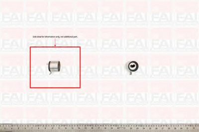 FAI AUTOPARTS t9267 -  Натяжной ролик, ремень ГРМ